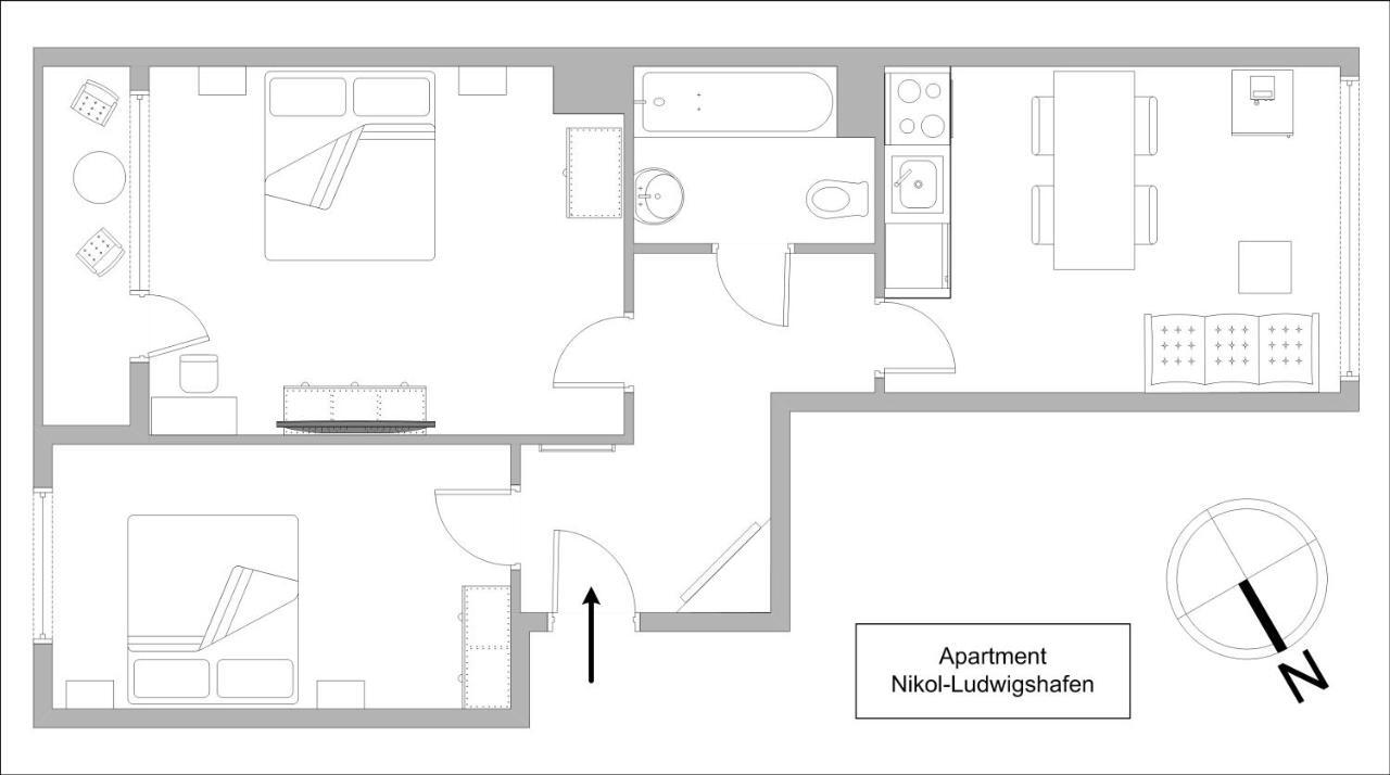 Apartments Nikol - Ludwigshafen Екстериор снимка